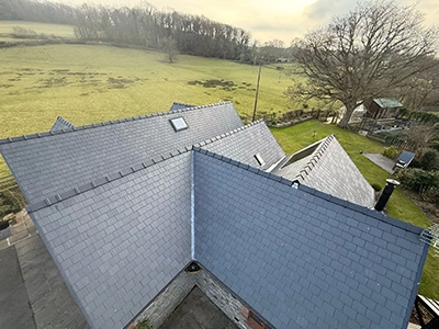 Image of a roof done by Rogers Roofing